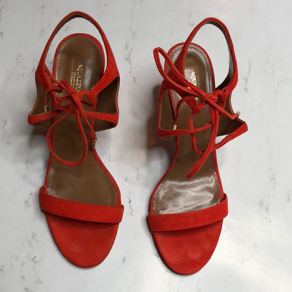 Aquazzura suede sandal